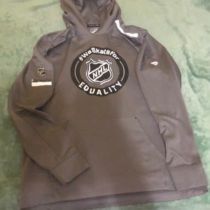 NHL we skate for equality Sweatshirt size Large
